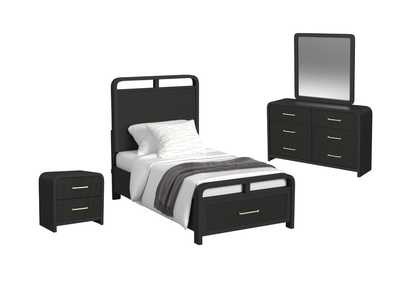 Image for RIDGEMONT BLACK TWIN BEDROOM