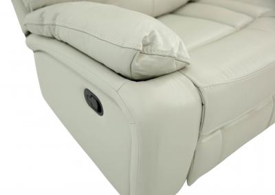 EASTON STONE LEATHER RECLINING LOVESEAT,CHEERS