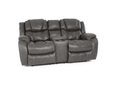 CASON STEEL RECLINING LOVESEAT WITH CONSOLE,HOMESTRETCH