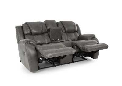 CASON STEEL RECLINING LOVESEAT WITH CONSOLE,HOMESTRETCH