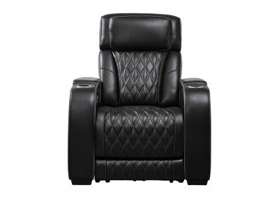 BOYINGTON BLACK P3 POWER RECLINER WITH MASSAGE, HEAT, AND LED LIGHTING,ASHLEY FURNITURE INC.