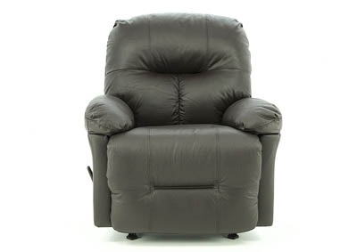 WANDERER CHOCOLATE LEATHER ROCKER RECLINER,BEST CHAIRS INC