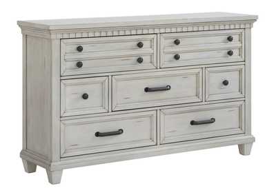 MCCOY ANTIQUE WHITE DRESSER,ELEMENTS INTERNATIONAL GROUP, LLC