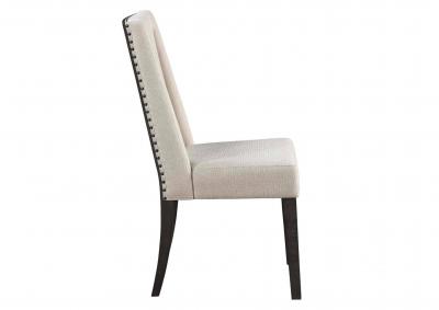 NAPA DARK UPHOLSTERED SIDE CHAIR,STEVE SILVER COMPANY