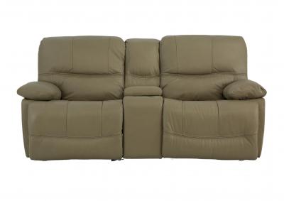 Image for ODESSA TAUPE LEATHER 1P POWER ZERO GRAVITY RECLINING LOVESEAT WITH CONSOLE