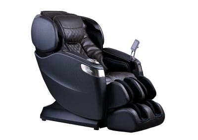 Image for PEARL BLACK AND ESPRESSO MASSAGE CHAIR
