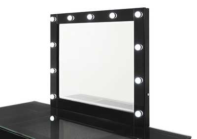 AVERY BLACK VANITY WITH LED MIRROR,CROWN MARK INT.