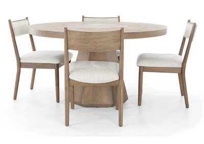 ELURE 5 PIECE LATTE DINING SET,BERNARDS, INC.