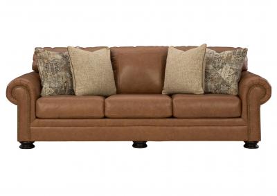 Image for CARIANNA CARAMEL LEATHER QUEEN SLEEPER