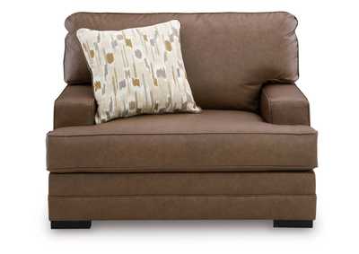 Image for VILLACOURT CARAMEL OVERSIZED CHAIR