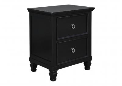 TAMARACK BLACK NIGHTSTAND,NEW CLASSIC HOME FURNISHING II