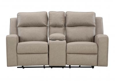 Image for LAVENHORNE PEBBLE RECLINING LOVESEAT WITH CONSOLE
