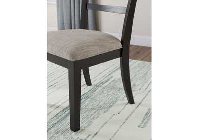 CHADWORTH BLACK SIDE CHAIR,ASHLEY FURNITURE INC.