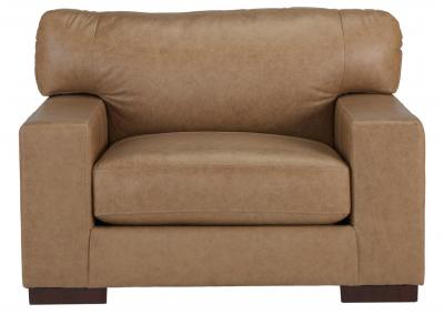 Image for LOMBARDIA TUMBLEWEED LEATHER OVERSIZED CHAIR