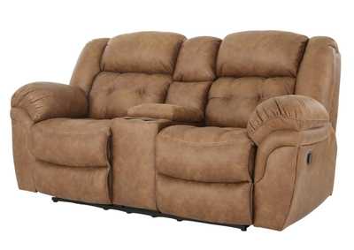 HAYGEN ALMOND RECLINING LOVESEAT WITH CONSOLE,HOMESTRETCH
