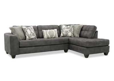Image for CROW PEWTER 2 PIECE SECTIONAL