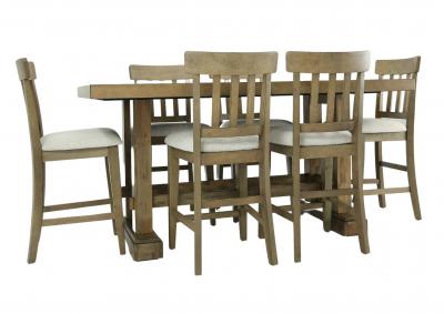 Image for NAPA 7 PIECE COUNTER HEIGHT DINING SET