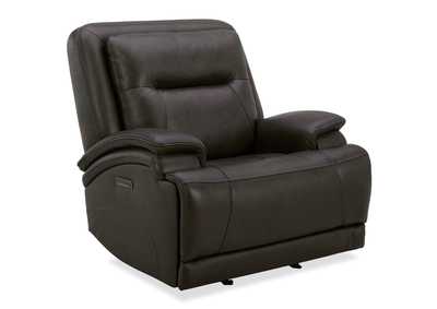 Image for BROCKTON CHOCOLATE LEATHER 3P POWER RECLINER WITH POWER HEADREST AND LUMBAR