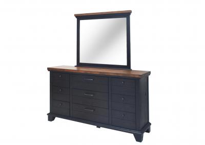 Image for BEAR CREEK BROWN DRESSER AND MIRROR