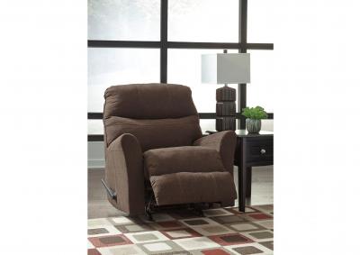 MAIER II WALNUT ROCKER RECLINER,ASHLEY FURNITURE INC.