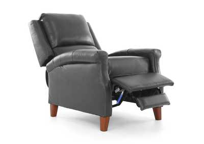 CARENTON BLUEBERRY LEATHER PUSH BACK RECLINER,CHEERS