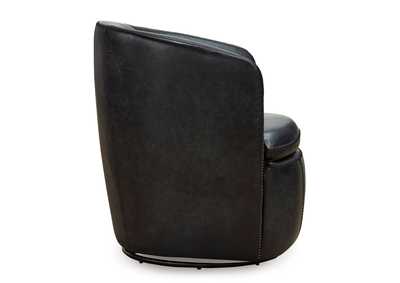 KIERREYS MIDNIGHT 100% LEATHER SWIVEL CHAIR,ASHLEY FURNITURE INC.