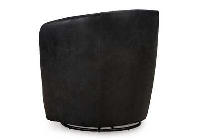 KIERREYS MIDNIGHT 100% LEATHER SWIVEL CHAIR,ASHLEY FURNITURE INC.