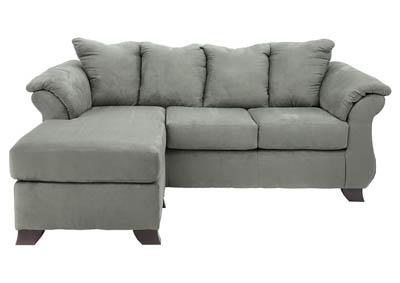 HANNAH GREY SOFA WITH CHAISE,AFFORDABLE FURNITURE