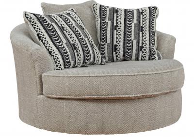 CALNITA SISAL OVERSIZED SWIVEL CHAIR,ASHLEY FURNITURE INC.