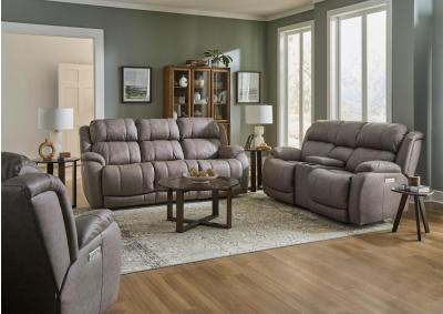 STELLAR GREY 3P POWER RECLINER,HOMESTRETCH