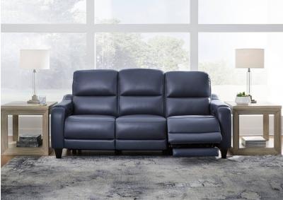 MERCOMATIC OCEAN LEATHER 2P POWER RECLINING SOFA,ASHLEY FURNITURE INC.