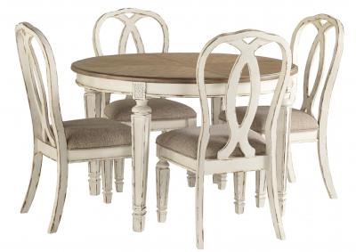 Image for REALYN RIBBONBACK 5 PIECE DINING SET