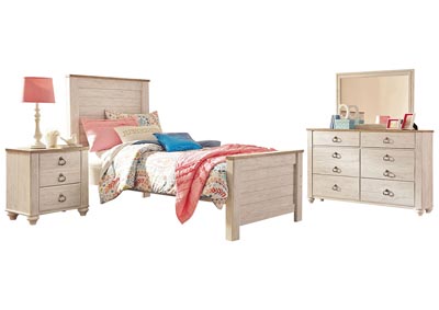 Image for WILLOWTON FULL BEDROOM SET