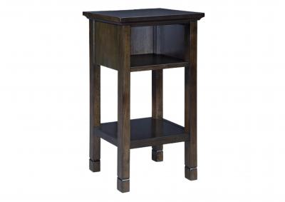 MARNVILLE DARK BROWN ACCENT TABLE,ASHLEY FURNITURE INC.
