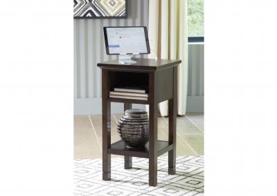 MARNVILLE DARK BROWN ACCENT TABLE,ASHLEY FURNITURE INC.