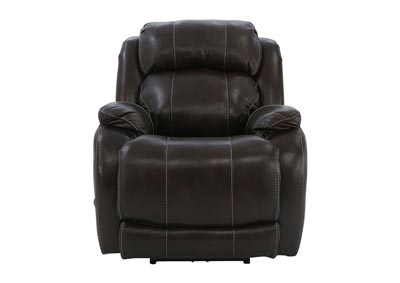 Image for WESLEY WALNUT LEATHER POWER RECLINER