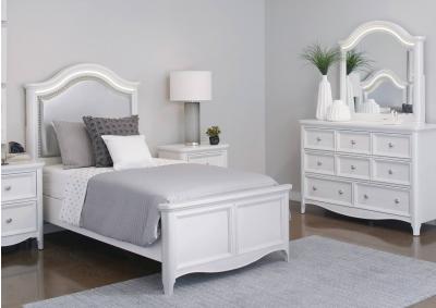 CHELSEA TWIN PANEL BED,SAMUEL LAWRENCE FURNITURE