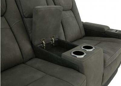 NEXT-GEN SLATE 2P POWER LOVESEAT WITH CONSOLE,ASHLEY FURNITURE INC.