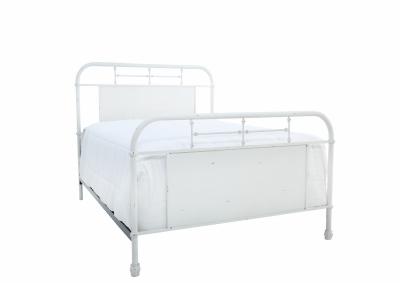 Image for JOLENE ANTIQUE WHITE TWIN BED