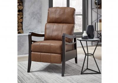 RYBERSON MUSHROOM LEATHER 3 WAY RECLINER,BEST CHAIRS INC