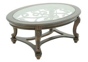 NORCASTLE OVAL COCKTAIL TABLE,ASHLEY FURNITURE INC.