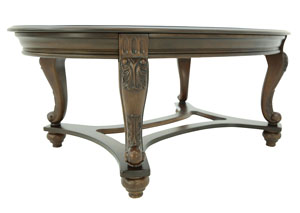 NORCASTLE OVAL COCKTAIL TABLE,ASHLEY FURNITURE INC.