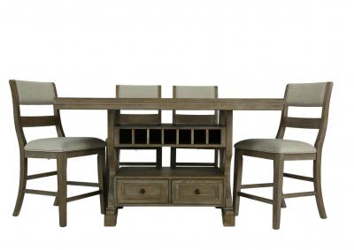 Image for MORESHIRE 5 PIECE COUNTER HEIGHT DINING SET