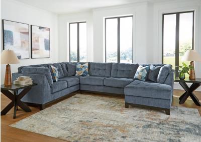 MAXON PLACE NAVY 3 PIECE SECTIONAL,ASHLEY FURNITURE INC.