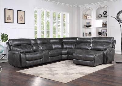 PROVO 6 PIECE POWER SECTIONAL,STEVE SILVER COMPANY