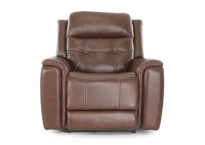 Image for COFFEE 100% LEATHER LIFT CHAIR WITH HEAT, POWER ADJUSTABLE HEADREST AND LUMBAR