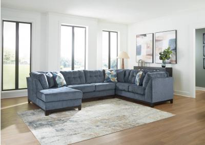 MAXON PLACE NAVY 3 PIECE SECTIONAL,ASHLEY FURNITURE INC.