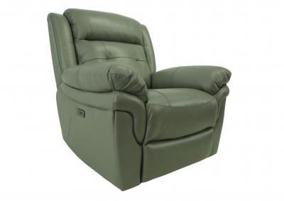 NEWBURY STONE LEATHER 1P POWER RECLINER,CHEERS