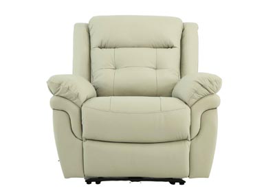 Image for NEWBURY DOVE LEATHER 1P POWER RECLINER