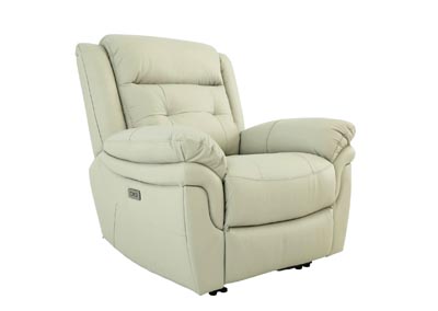 NEWBURY DOVE LEATHER 1P POWER RECLINER,CHEERS